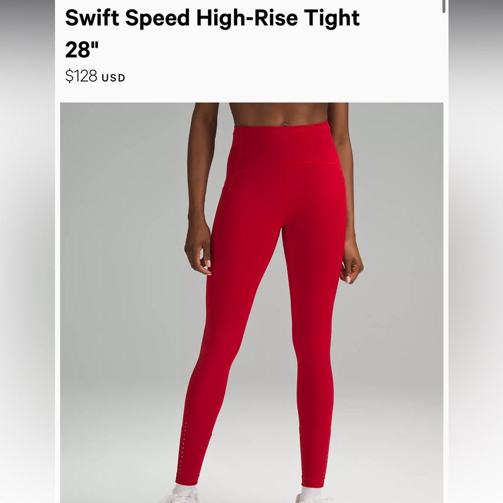 Lululemon swift speed high rise tight 28”